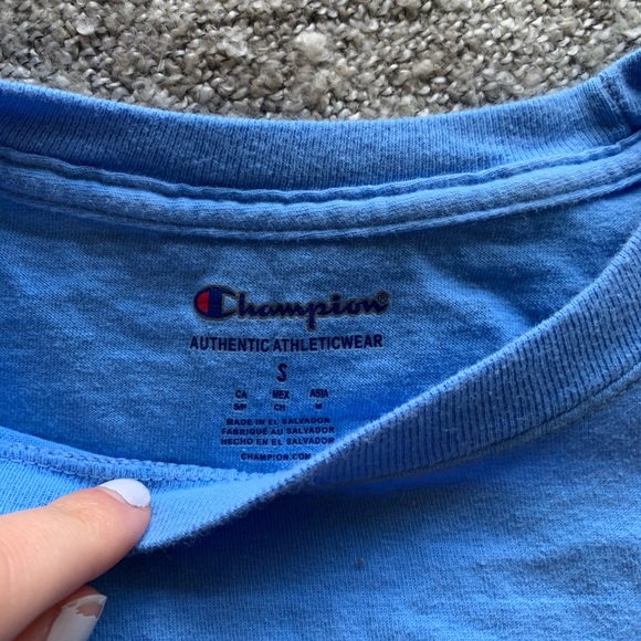 champion cropped t shirt - Picture 2 of 4